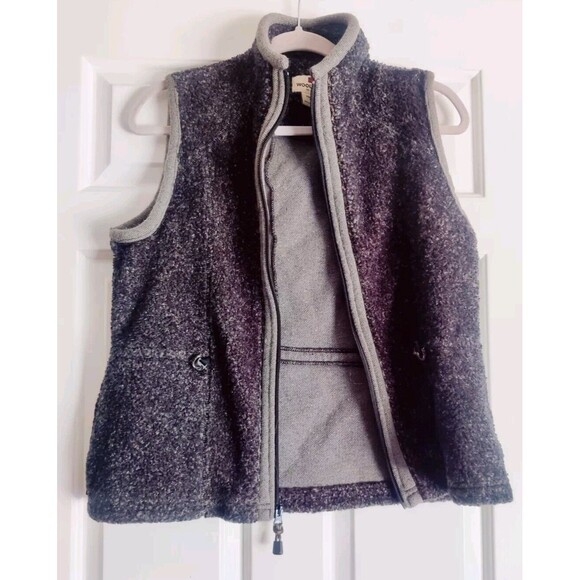 Woolrich Onyx Heather Gray Warm Winter Vest Womens Size Small S Sleeveless 7214 - Picture 4 of 13